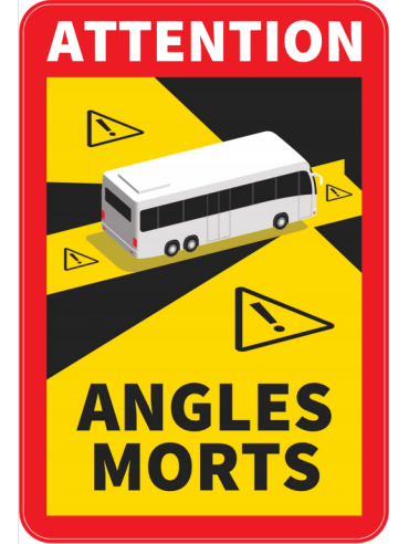 Lipdukas "Akloji zona" (Angles Morts) autobusams